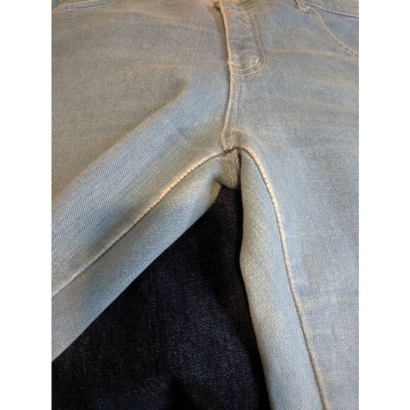 Vintage 70s Oxford Jeans Light Blue Denim 27 Inseam 36 Waist - Picture 8 of 9